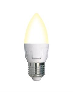 Лампа светодиодная диммируемая E27 свеча 7Вт 3000K С37 DIM Яркая