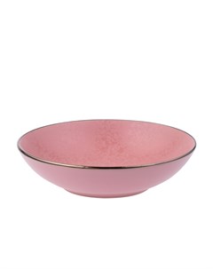 Глубокая тарелка Elite Pink 20 см керамика Коралл