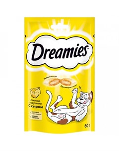 Подушечки с паштетом для взрослых кошек с сыром 60 гр Dreamies
