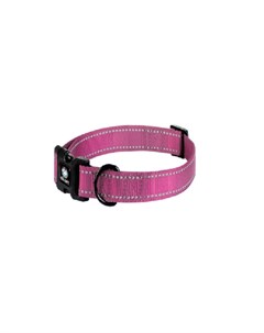 WANDERER Ошейник для собак со светоотражающей строчкой размер L 45 65см розовый Alcott
