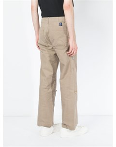Undercover брюки с молниями 4 нейтральные цвета Undercover