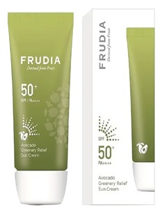 Солнцезащитный восстанавливающий крем с авокадо SPF50 PA 50 г Frudia