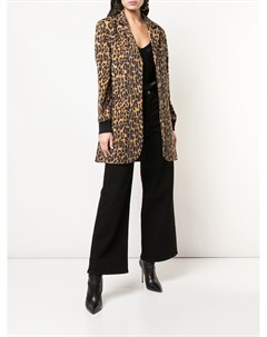 Nicole miller пальто с леопардовым принтом Nicole miller