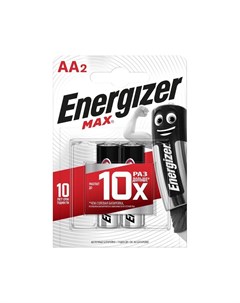 Батарейка Max AA блистер 2 шт Energizer