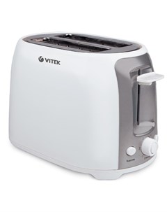 Тостер VT 1582 белый серебристый Vitek