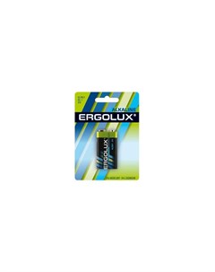 Батарейка Alkaline 9V 6LR61 BL 1 Ergolux