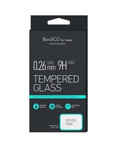 Защитное стекло BoraSCO Full Cover Full Glue для iPhone 11Pro чёрный Vespa