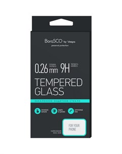 Защитное стекло BoraSCO Honor 8А 8A Pro Huawei Y6 2019 чёрный Vespa