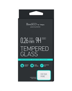 Защитное стекло BoraSCO Full Cover Full Glue для Vivo Y19 чёрный Vespa