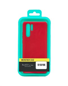 Чехол для телефона Borasco Microfiber Case для Huawei P40 Lite красный Vespa