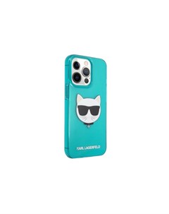 Чехол для телефона TPU FLUO CASE CHOUPETTE S HEAD для iPhone 13 Pro синий KLHCP13LCHTRB синий Lagerfeld