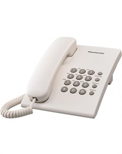 Телефон проводной KX TS2350RUW белый Panasonic