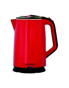 Электрический чайник WEK 2012PS красный чёрный Willmark