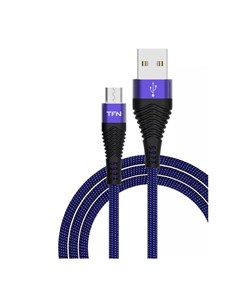 Кабель USB CFZMICUSB1MBL черно синий Tfn