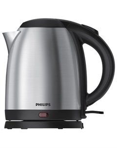 Электрический чайник HD9306 серебристый черный Philips