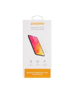 Защитное стекло для Apple iPhone X XS 11 Pro 3D DGG3AP11PA Digma