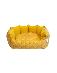 Лежак для животных Home Vintage 53х46см желтый Foxie