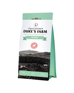 Корм для собак для пожилых ягненок оленина сух 2кг Duke's farm
