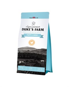 Корм для щенков для крупных пород курица сух 12кг Duke's farm