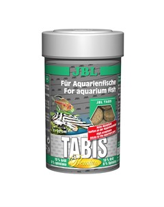 Tabis Дополнительный корм премиум для пресноводных и морских аквариумных рыб таблетки Jbl