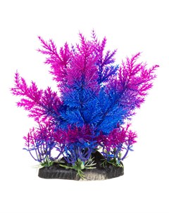 Растение синее 088Q 10x6x17cm Aquafantasy