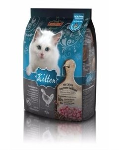 Kitten корм для котят в возрасте до 1 года а также для беременных и кормящих кошек с птицей 400 г Leonardo
