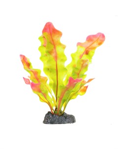 Растение FLOWERING CRYPT 20см с грузом красно зеленое Penn plax