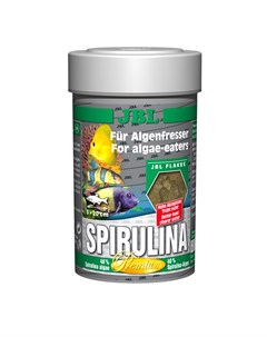 Spirulina Основной корм премиум для растительноядных аквариумныхрыб хлопья Jbl