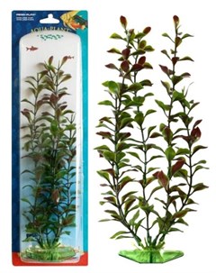 Растение для аквариума Рэд Блуминг Людвигия с грузом 34 см Penn plax