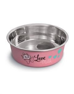 Миска из нержавеющей стали для кошек и собак Marie Love Milk 250 мл Disney
