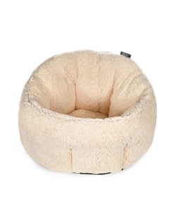 Лежак круглый для кошек и собак мелких пород 50x30 см бежевый Rurri