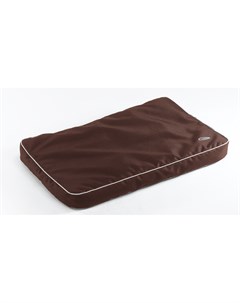 Подушка лежак для животных POLO 80 коричневая со съемным непромокаемымчехлом нейлон 50х80х8 см Ferplast