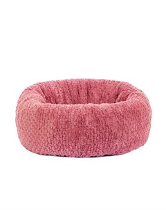 Лежак Пончик для кошек и собак мелких и средних пород 50 см розовый Rurri