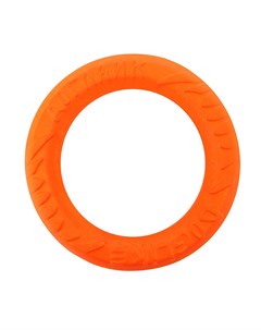 Игрушка для собак Кольцо Tug Twist диаметр 20 см Восьмигранное малое оранжевое толщина 3 5 см для со Pet hobby