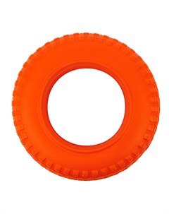 Игрушка для собак Шинка Мега диаметр 35 см оранжевая для собак средних и крупных пород снаряд пуллер Pet hobby