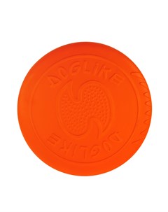Игрушка для собак Тарелка летающая диаметр 22 см средняя оранжевая толщина 2 3 см для собак средних  Pet hobby