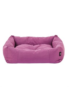 Лежак хлопок 2 для кошек и собак мелких и средних пород 70х60 см фиолетовый Rurri