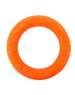 Игрушка для собак Кольцо Tug Twist диаметр 26 5 см Восьмигранное среднее оранжевое толщина 4 6 см дл Pet hobby