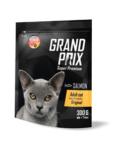 Корм сухой для кошек с лососем 300 гр Grand prix