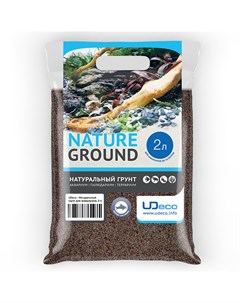 River Brown Натуральный грунт Коричневый песок для аквариумов итеррариумов 0 1 0 6мм 2л Udeco