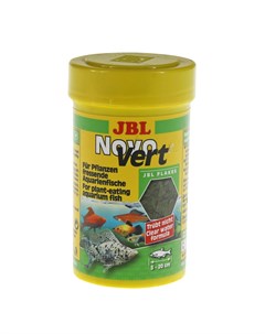 NovoVert Основной корм для растительноядных пресноводных аквариумныхрыб хлопья Jbl