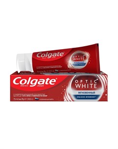 Отбеливающая зубная паста Optic White Мгновенный с фторидом 75 мл Colgate