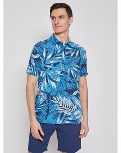 Рубашка с тропическим принтом Zolla