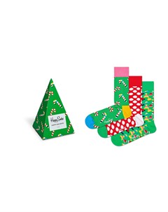 Носки Holiday Tree Gift Box XMAS08 7004 Happy socks