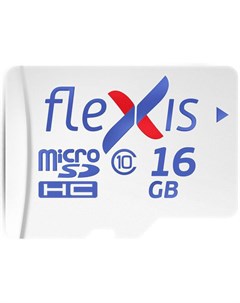 Карта памяти Micro SecureDigital 16Gb SDXC class 10 FMSD016GU1A SD adapter Flexis