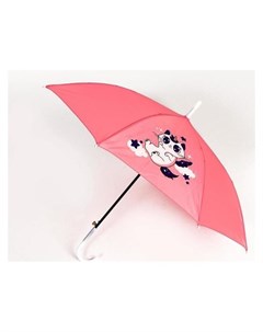 Зонт детский полуавтоматический Котик единорожка D 70см Nnb