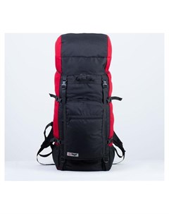 Рюкзак туристический 90 л отдел на шнурке наружный карман 2 боковые сетки цвет чёрный Taif