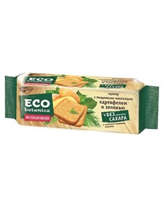 Крекер с пищевыми волокнами картофелем и зеленью 175г Eco botanica