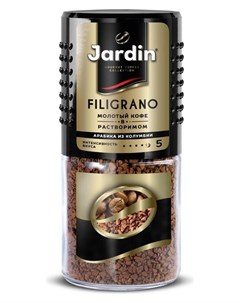 Кофе Filigrano сублимированный C молотым 95г стек бан Jardin