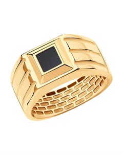 Кольцо из золота с наношпинелью Sokolov